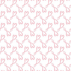 Sweetheart Seamless Vector Pattern Design