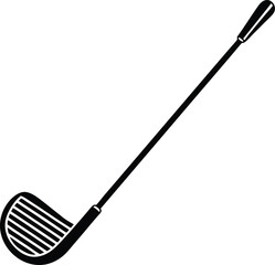 Golf Club Silhouette Vector | Sports Equipment Design for Golf and Fitness Projects
