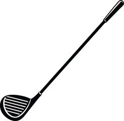 Golf Club Silhouette Vector | Sports Equipment Design for Golf and Fitness Projects