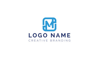 Minimalist M Logo for Branding and Identity.