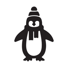 penguin on a white background