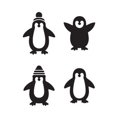 penguin cartoon vector