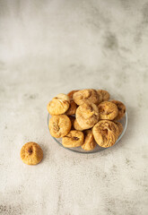 composition of dried figs on the table