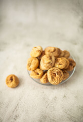composition of dried figs on the table