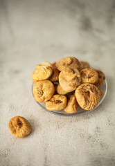 composition of dried figs on the table