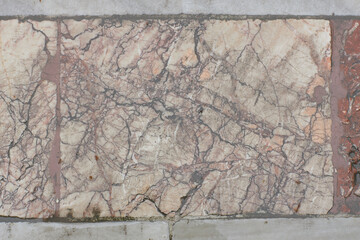 Marble flooring inside turkish mosque