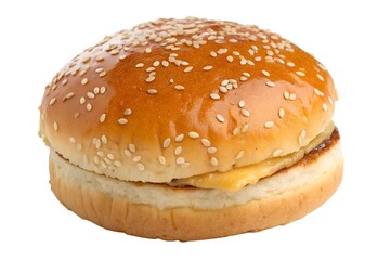 hamburger isolated on white