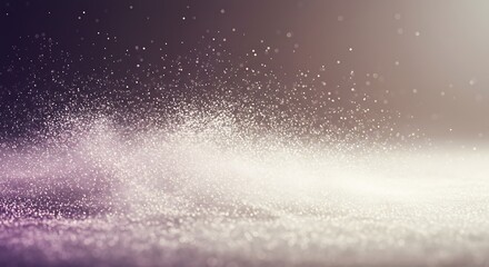 Obraz premium Particles Floating with Blurred Light in Abstract Background