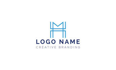 Minimalist HM Logo for Branding and Identity.