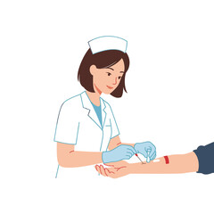 Medical Professional's Expertise: A skilled medical professional, poised and focused, skillfully administering a syringe.