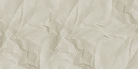 Brown crumpled paper floor background  Gray grunge surface empty parchment sheet  texture wrinkled wall pastels book cover paint top view 