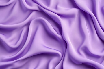 Obraz premium Luxurious purple silk fabric draped elegantly showcasing smooth texture and rich color ideal for fashion design and textile projects fabric concept