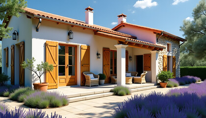 Provencal Comfort: Sunny Cottage