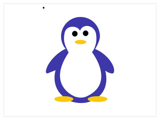 penguin vector, icon vector illustration, penguin silhouette of a penguin isolated on a white background vector, penguins on the beach vector illustration.