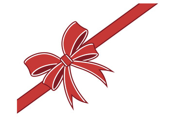 Elegant Gift Certificate with Red Bow Ribbon – Versatile Voucher Design.