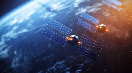 Innovative solar engineering satellite network captures earth data at gigapixel scale