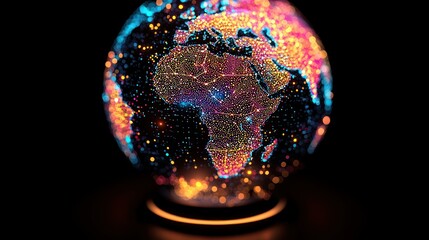 Illuminated Global Network: A Digital Earth Representation