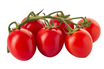 Clustered Piccadilly tomatoes, cherry tomatoes isolated