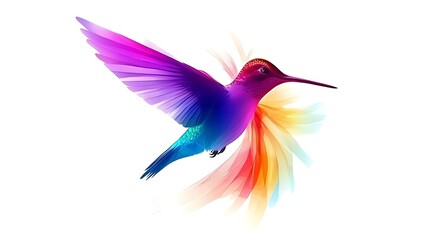 Obraz premium Hummingbird beauty frozen wallpaper
