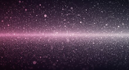 Obraz premium Floating Dust Particles in Dark Space with Pink Glow