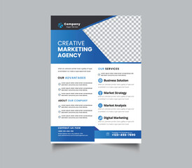 Corporate business flyer template design set, Brochure design, 
