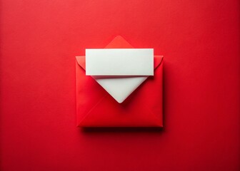 Invitation or greeting card envelope generative ai