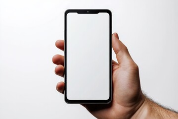 Modern Smartphone Held in Hand