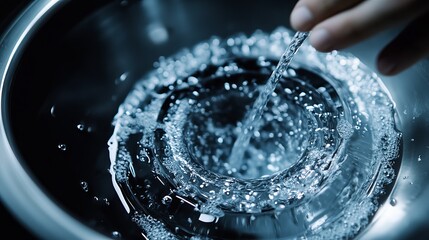 Plumber installing a washing machine drain. Featuring plumbing and installation