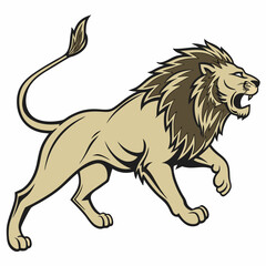  lion-running-vector