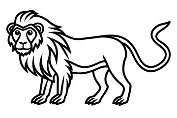 Mandrill Monoline Vector