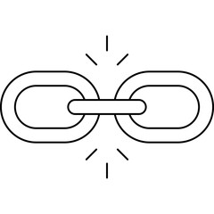 Link Building icon single vector illustration