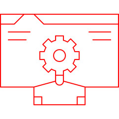 SEO Specialist icon single vector illustration