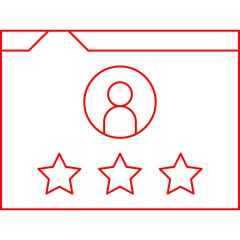 Customer Testimonial icon single vector illustration