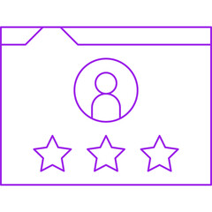 Customer Testimonial icon single vector illustration