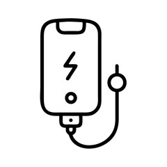 shower gas tank outline isolated on transparent background 
