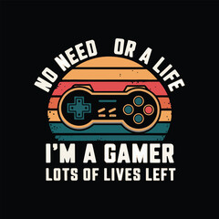 Gaming t shirt design