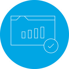 Pagerank Checker icon single vector illustration