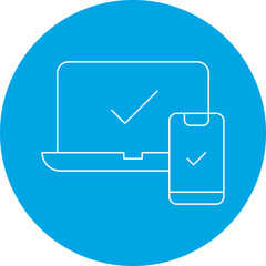Responsive Design II icon single vector illustration