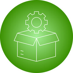 Service Packages icon single vector illustration