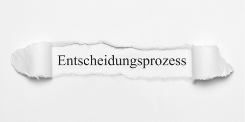 Entscheidungsprozess	
