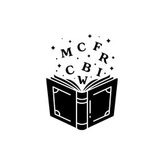 Magical Book Opening with Glowing Letters Symbolizing the Start of a Tale