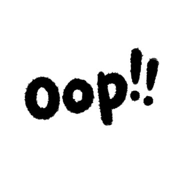 oop png doodle element cute education design art and decorate handwrite kwaii outline
