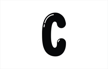 Naklejka premium Elegant Letter C logo Vector Template Initial Letter C Logo Design. Creative And Modern C logo