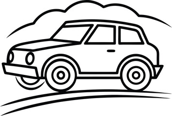 vector illustration of a car
