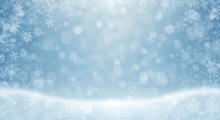 Obraz premium Winter's Gentle Embrace AI Generated