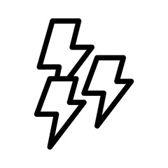 electricity line icon