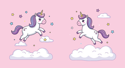 Fototapeta premium Two playful mermaids in vibrant colors engaging with a fishing net vector illustration