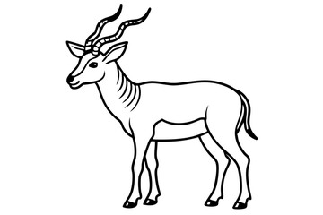 Markhor Minimalist Vector