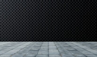 Background, backdrop, stone floor, glossy wall, 3D illustration