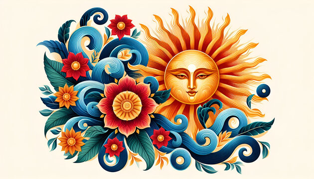 Aurudu, Sinhala and Tamil New Year Sun, Sri Lanka New Year